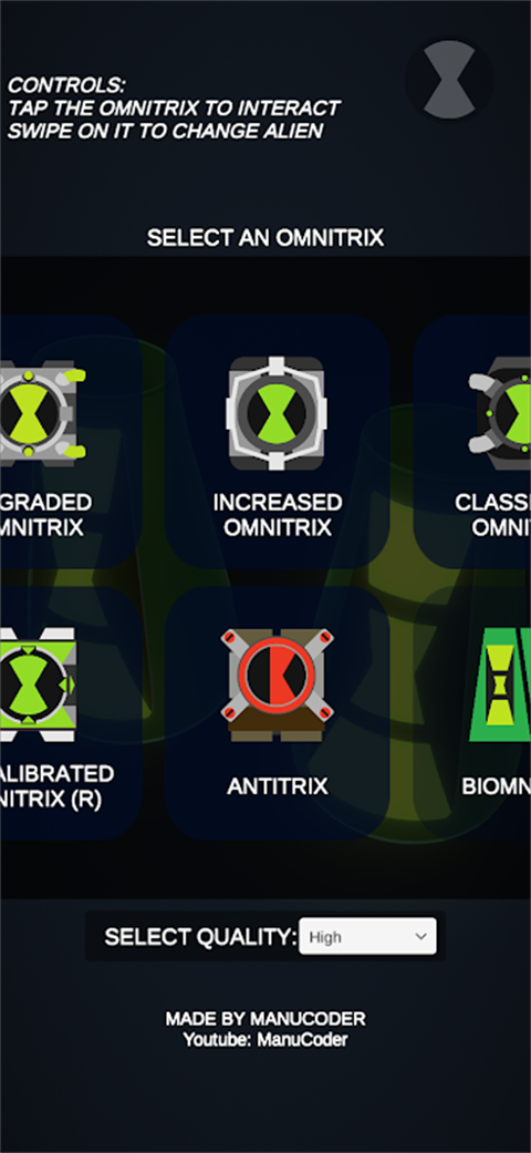 少年骇客模拟器(Omnitrix Simulator)2025最新版官方版[图1]