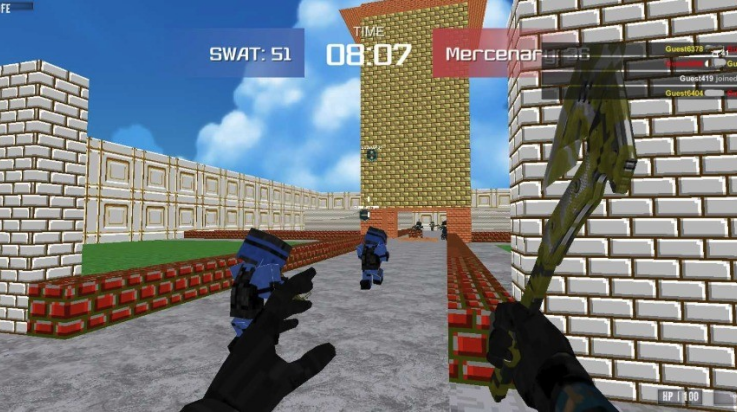 我的世界csgo整合包下载(Advanced blocky combat swat v1)[图2]