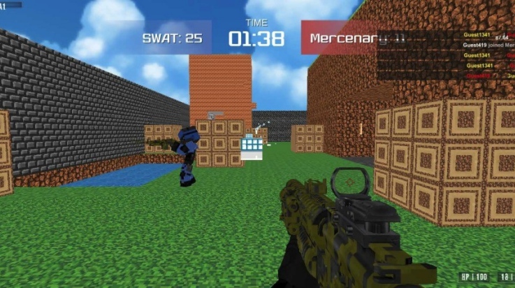 我的世界csgo整合包下载(Advanced blocky combat swat v1)[图4]